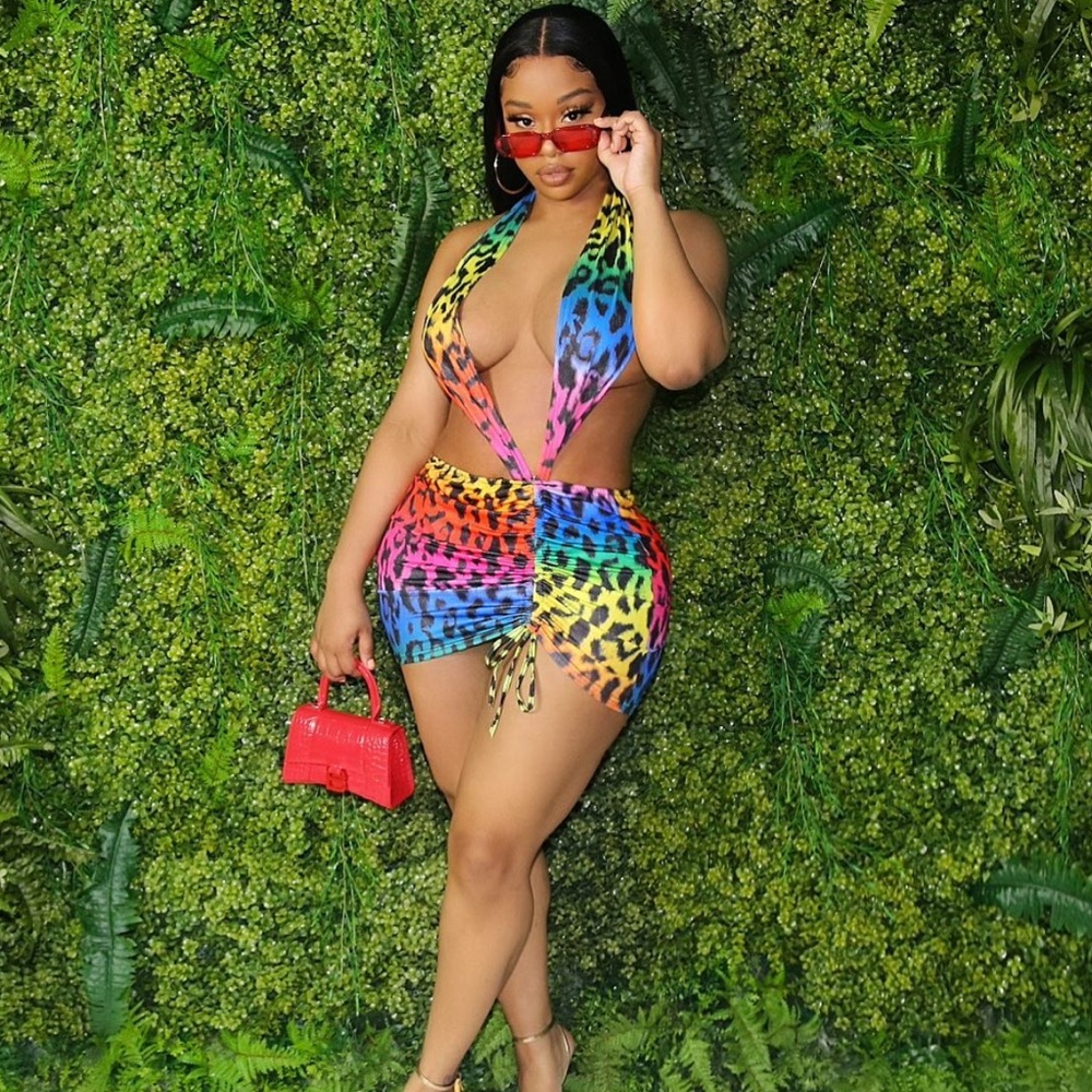 Sexy halter dress